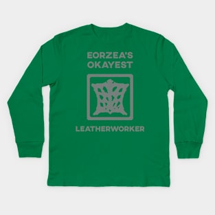 Eorzeas Okayest LTW Kids Long Sleeve T-Shirt